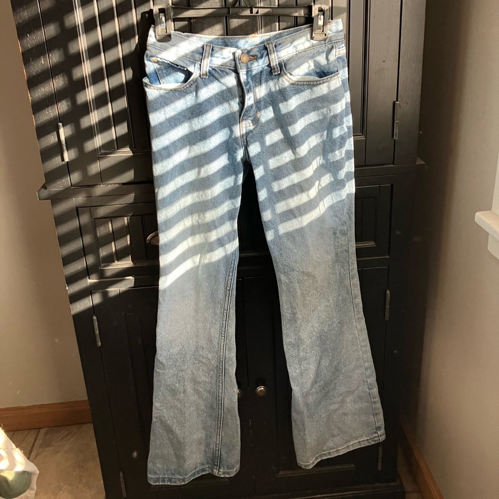 Brandy Melville Light Blue Distressed Jeans